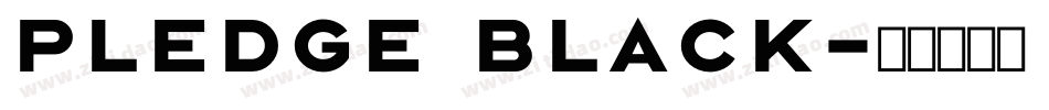 Pledge Black字体转换